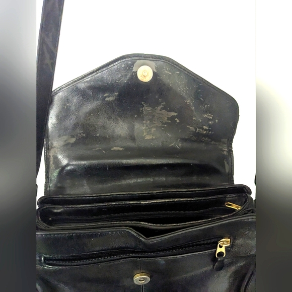 Vintage Badido Distressed Leather Crossbody Purse - Picture 6 of 7